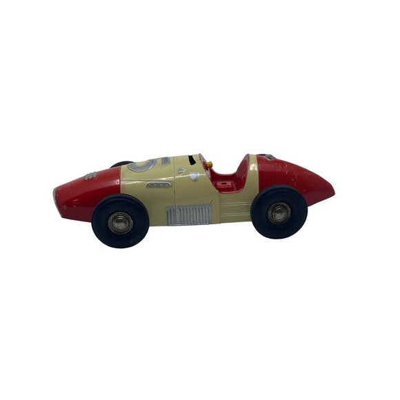 Vintage Renwal Ferrari Racer Tin Toy Car True Scale Replica Grand Prix Model USA - Picture 10 of 16